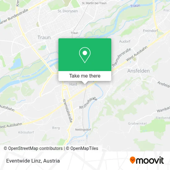 Eventwide Linz map