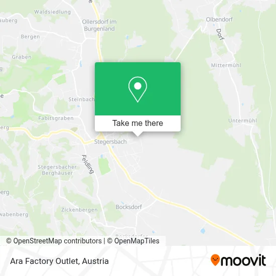 Ara Factory Outlet map
