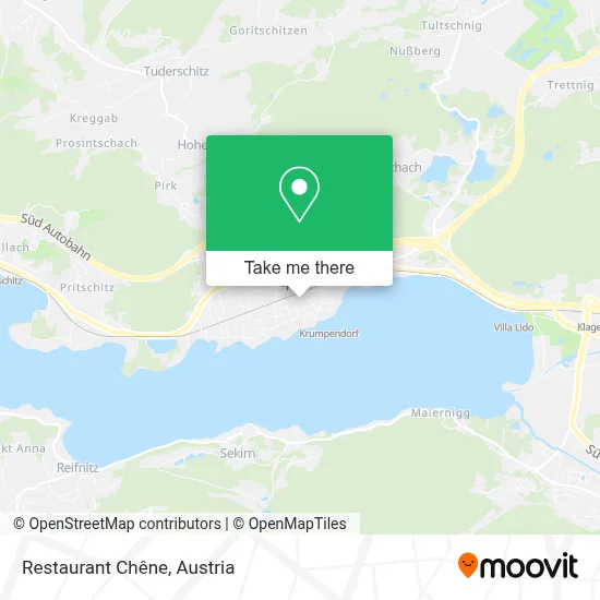 Restaurant Chêne map