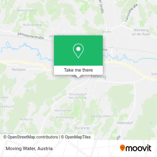 Moving Water map