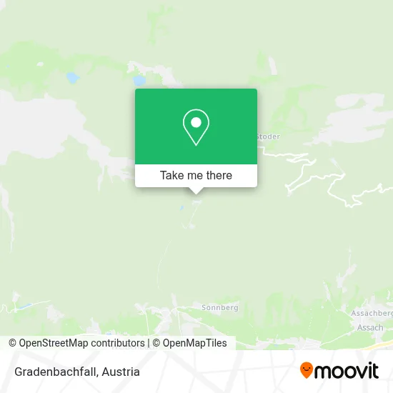 Gradenbachfall map