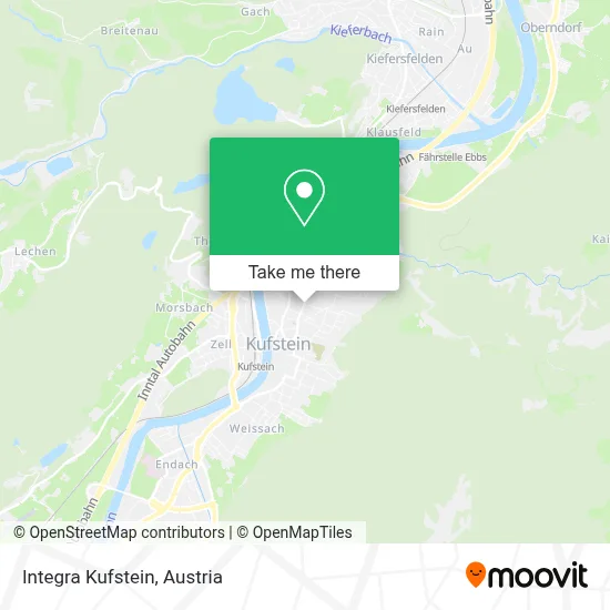 Integra Kufstein map