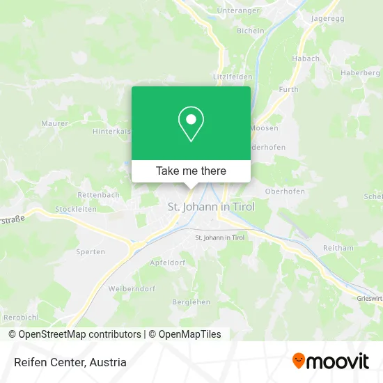 Reifen Center map