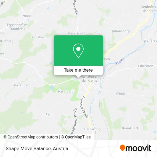Shape Move Balance map