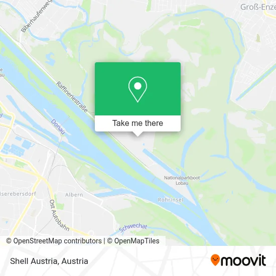 Shell Austria map