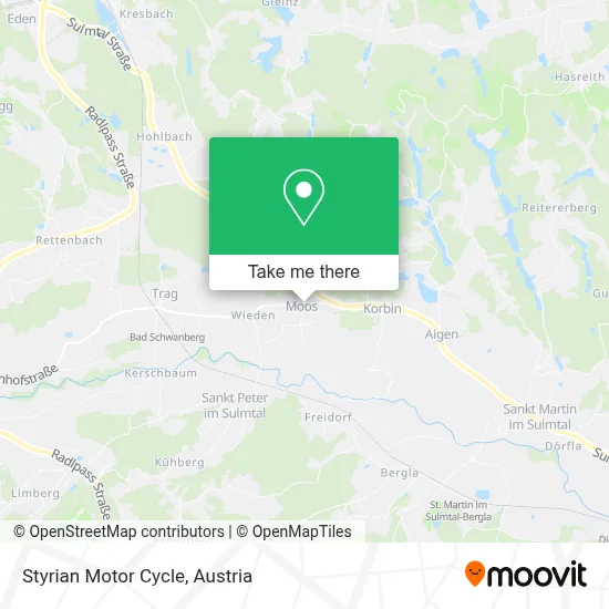 Styrian Motor Cycle map