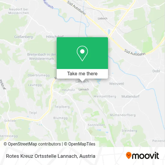 Rotes Kreuz Ortsstelle Lannach map