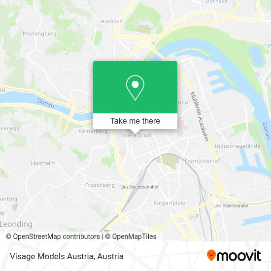 Visage Models Austria map