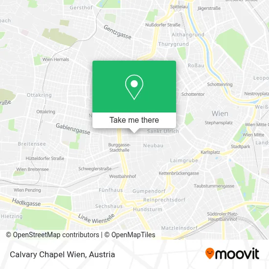 Calvary Chapel Wien map