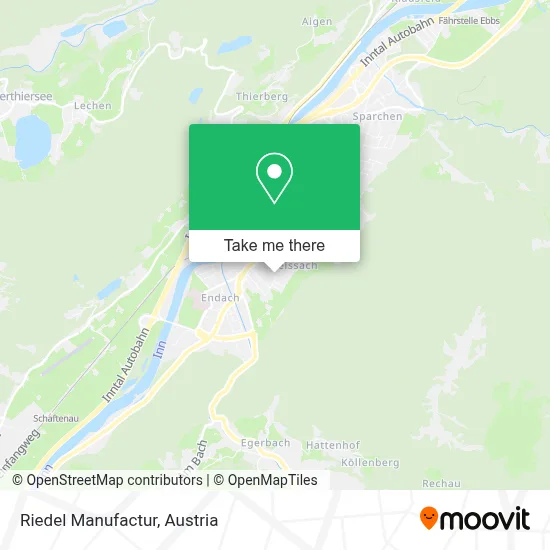 Riedel Manufactur map