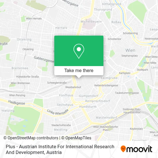 Plus - Austrian Institute For International Research And Development map