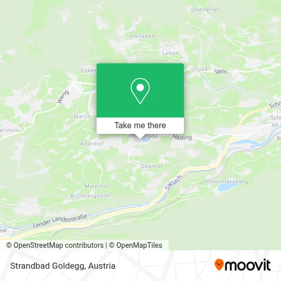 Strandbad Goldegg map
