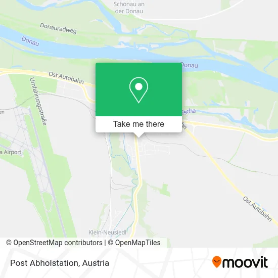 Post Abholstation map