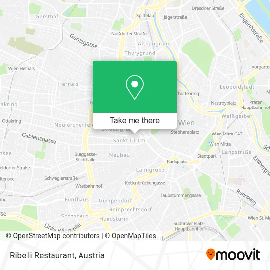 Ribelli Restaurant map
