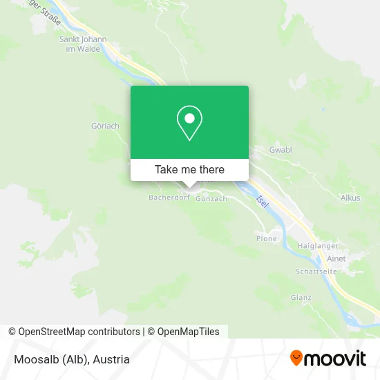 Moosalb (Alb) map