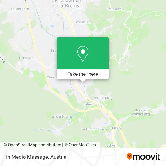 In Medio Massage map