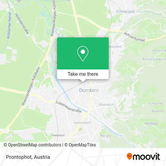 Prontophot map