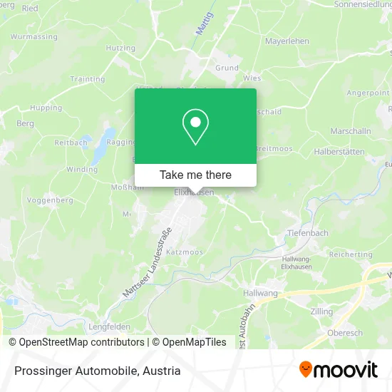 Prossinger Automobile map