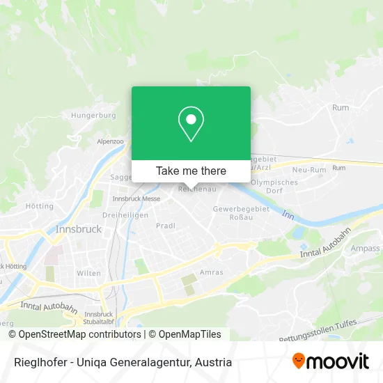 Rieglhofer - Uniqa Generalagentur map