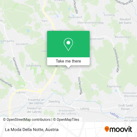 La Moda Della Notte map