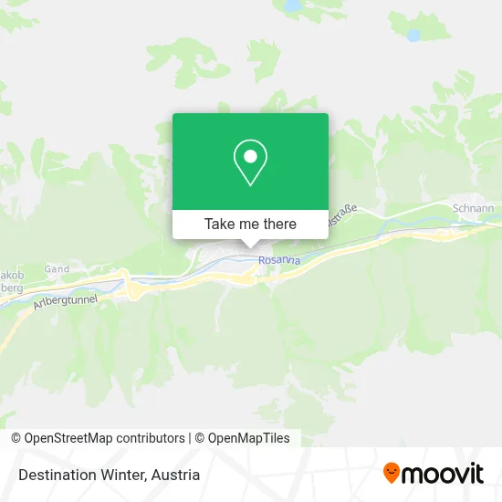 Destination Winter map