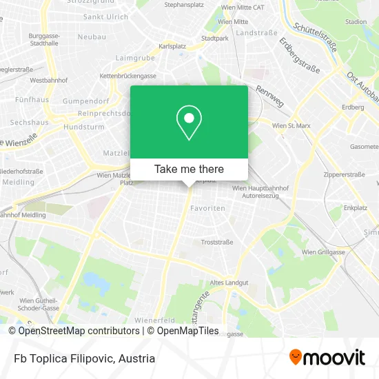 Fb Toplica Filipovic map