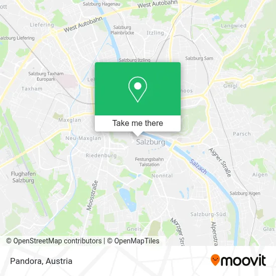 Pandora map