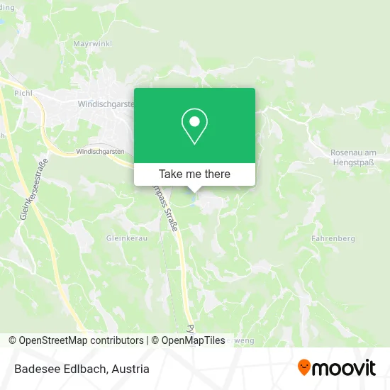 Badesee Edlbach map