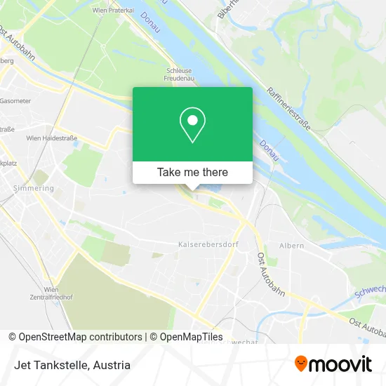 Jet Tankstelle map