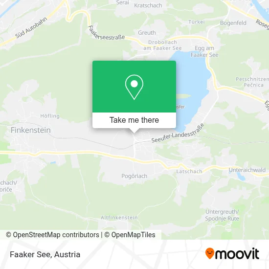 Faaker See map