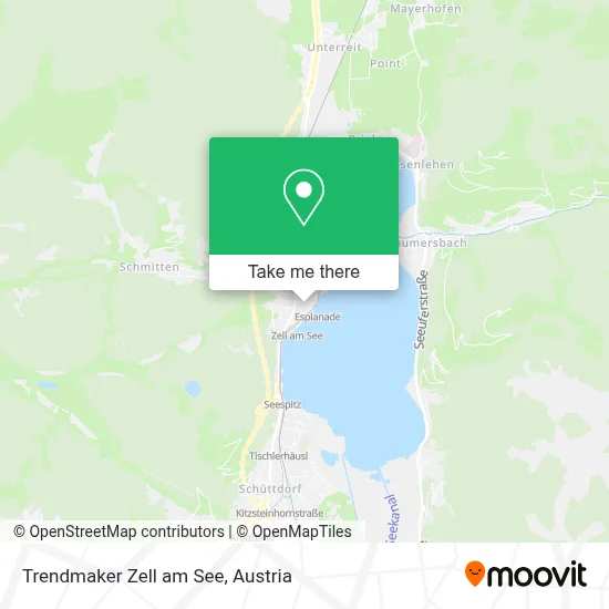 Trendmaker Zell am See map