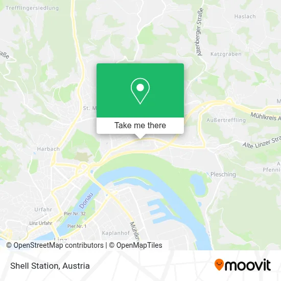 Shell Station map