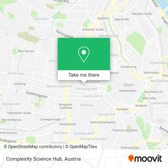 Complexity Science Hub map