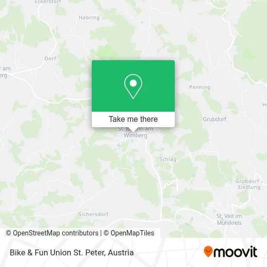 Bike & Fun Union St. Peter map