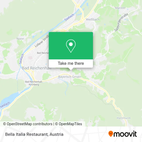 Ristorante Bella Italia map