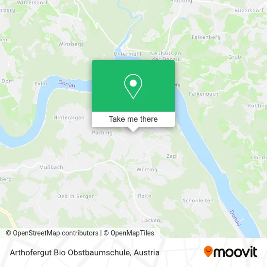 Arthofergut Bio Obstbaumschule map