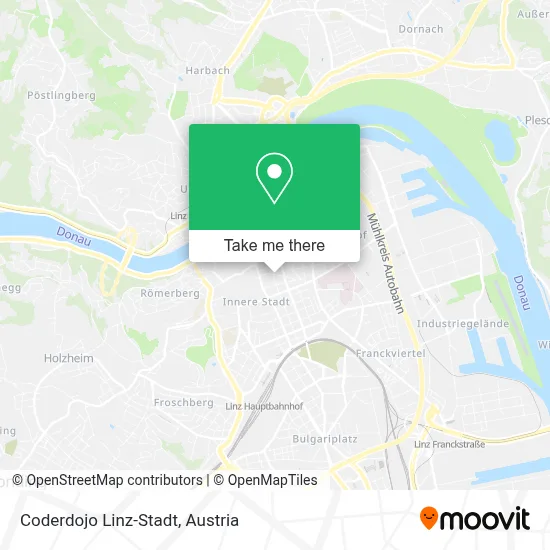 Coderdojo Linz-Stadt map