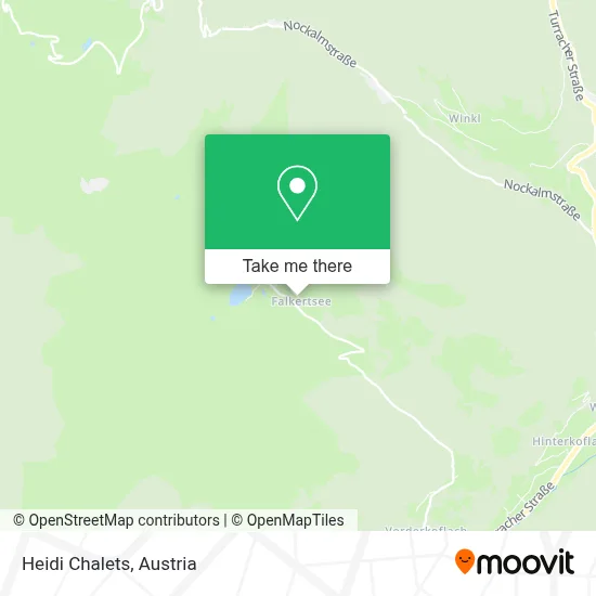 Heidi Chalets map