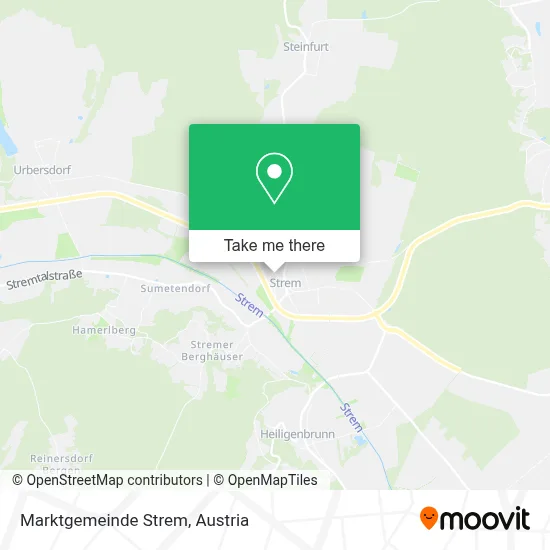 Marktgemeinde Strem map