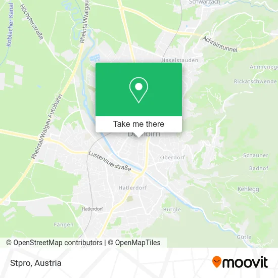 Stpro map