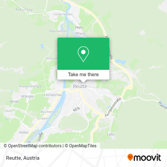 Reutte map