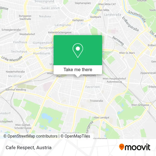 Cafe Respect map
