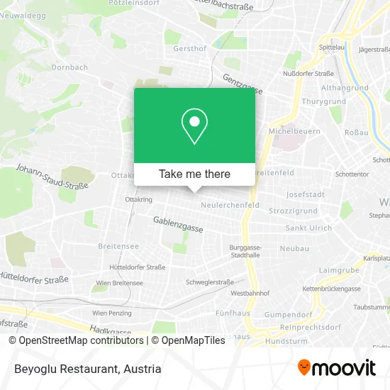 Beyoglu Restaurant map