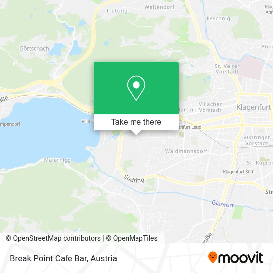 Break Point Cafe Bar map