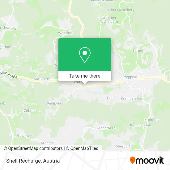 Shell Recharge map