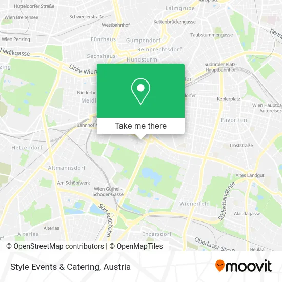 Style Events & Catering map