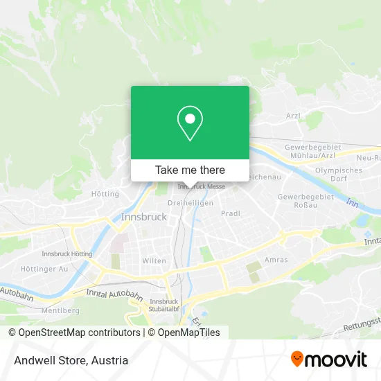 Andwell Store map