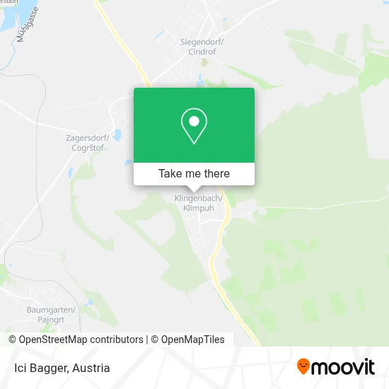 Ici Bagger map