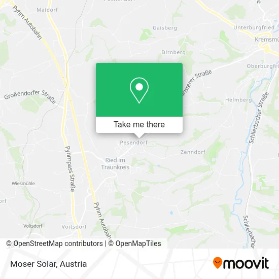 Moser Solar map