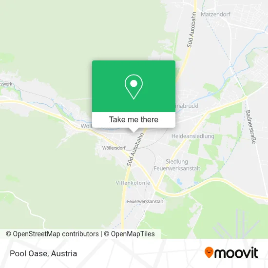Pool Oase map